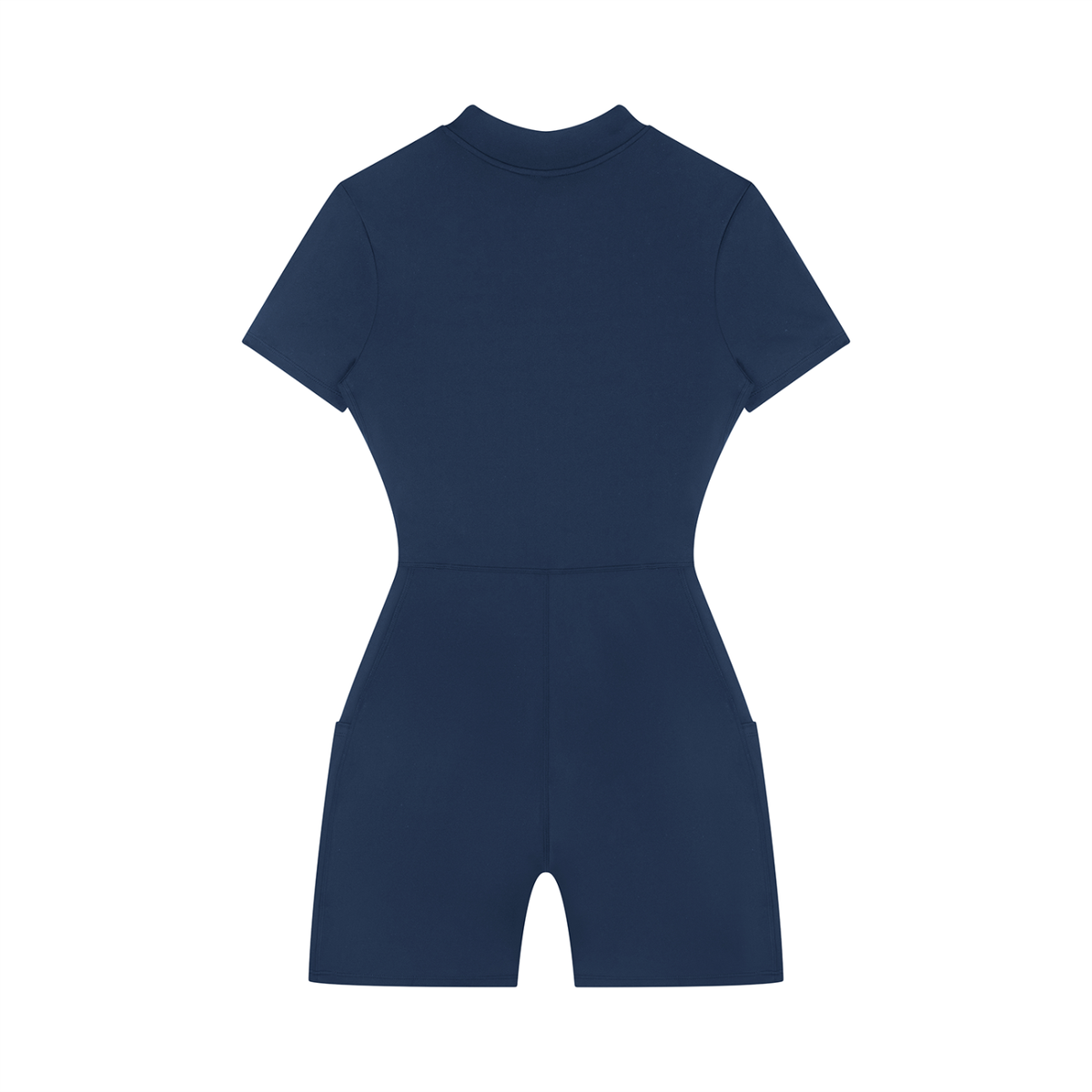 Women's Quarter-Zip Short  Sleeve CW Romper