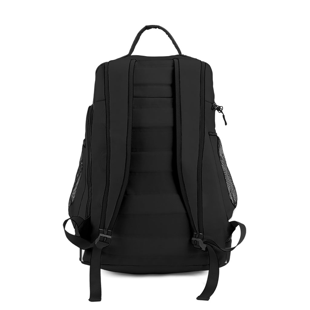 All-Over Print Multifunctional Black CW Backpack