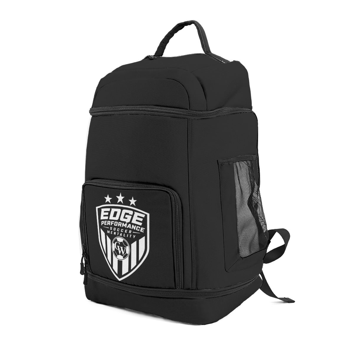 All-Over Print Multifunctional Black CW Backpack