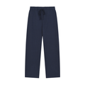 Solid Color Straight-Leg Sweatpants