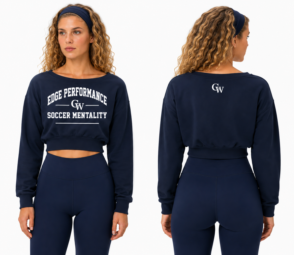 Women's Off-Shoulder CW Sweatshirt
