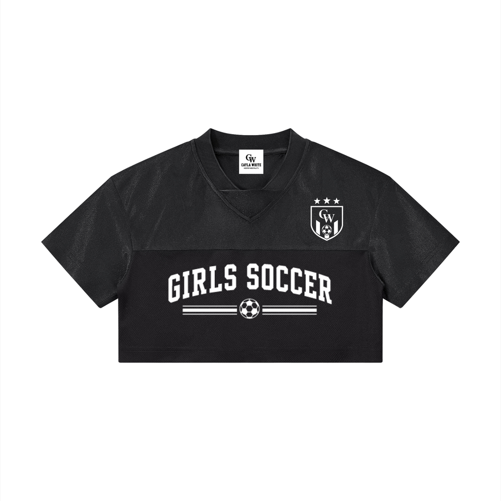 Women’s Cropped Paneled CW V-Neck Jersey