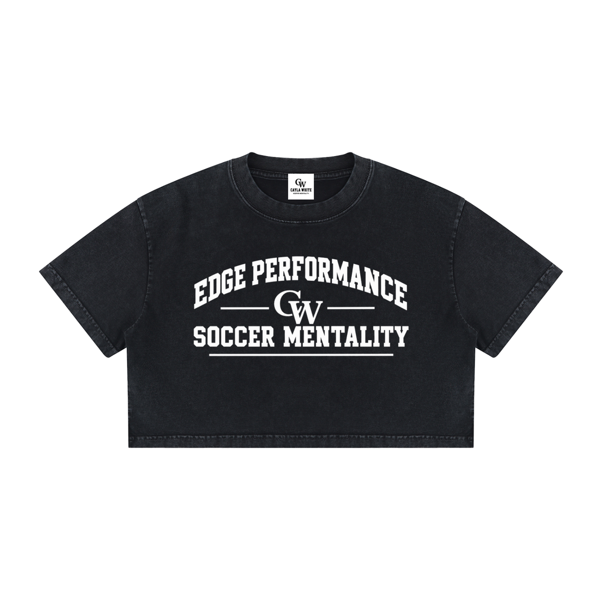 Women's Mineral Wash Cotton Crop CW T-Shirt