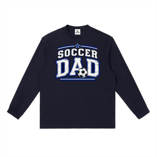 Dad Crewneck Long-Sleeve CW T-Shirt Black