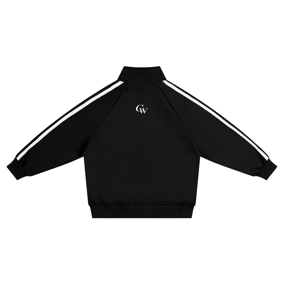 Kids’ Contrast Tape Coach CW Jacket (Navy Blue and Black)