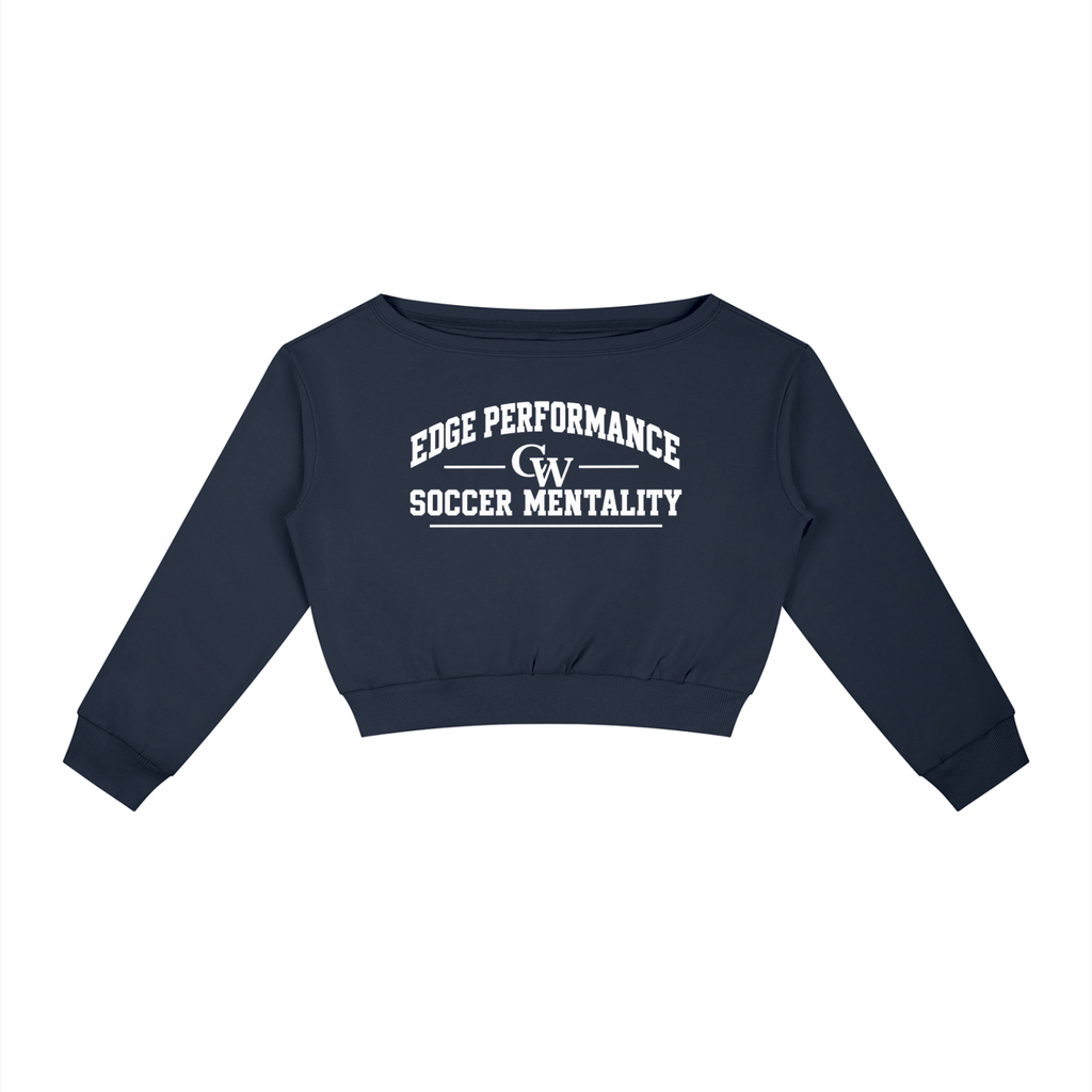 Women's Off-Shoulder CW Sweatshirt