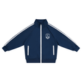 Kids’ Contrast Tape Coach CW Jacket (Navy Blue and Black)