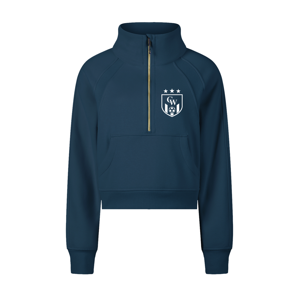 Cropped Half-Zip CW Sweatshirt