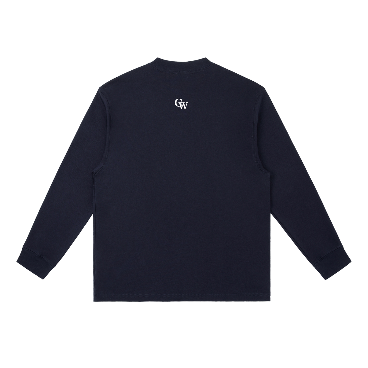 Dad Crewneck Long-Sleeve CW T-Shirt Black