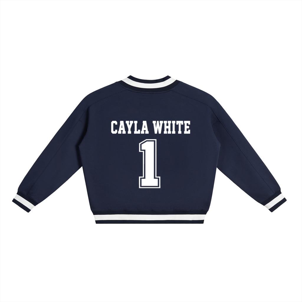 V-Neck Collar Boxy CW Sweatshirt
