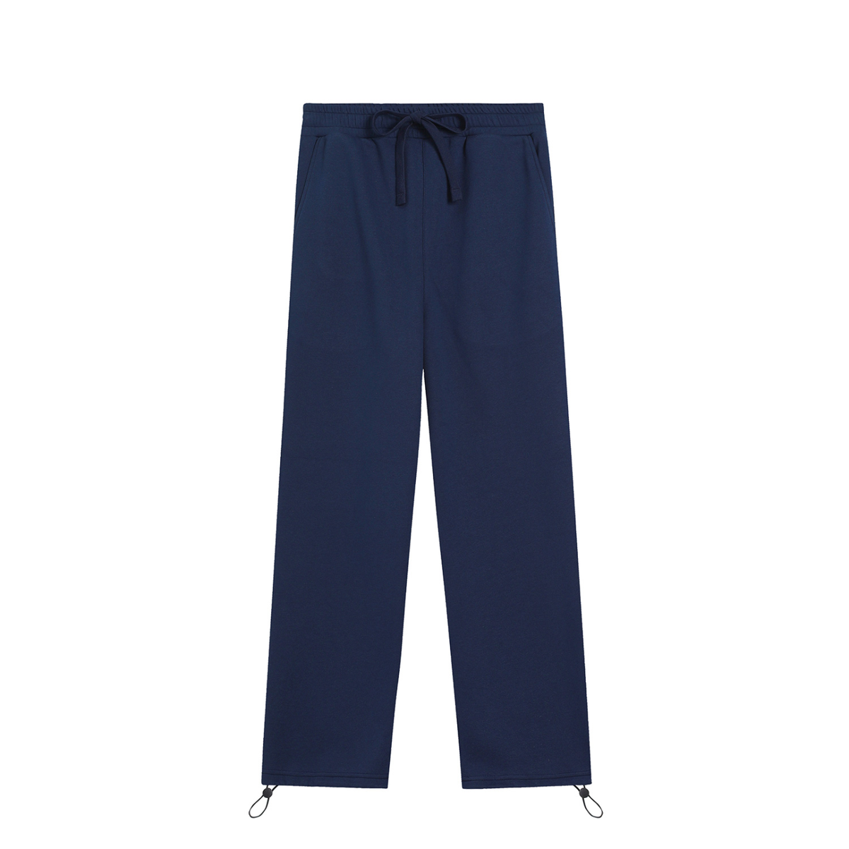 Unisex  Drawstring Straight-Leg Sweatpants