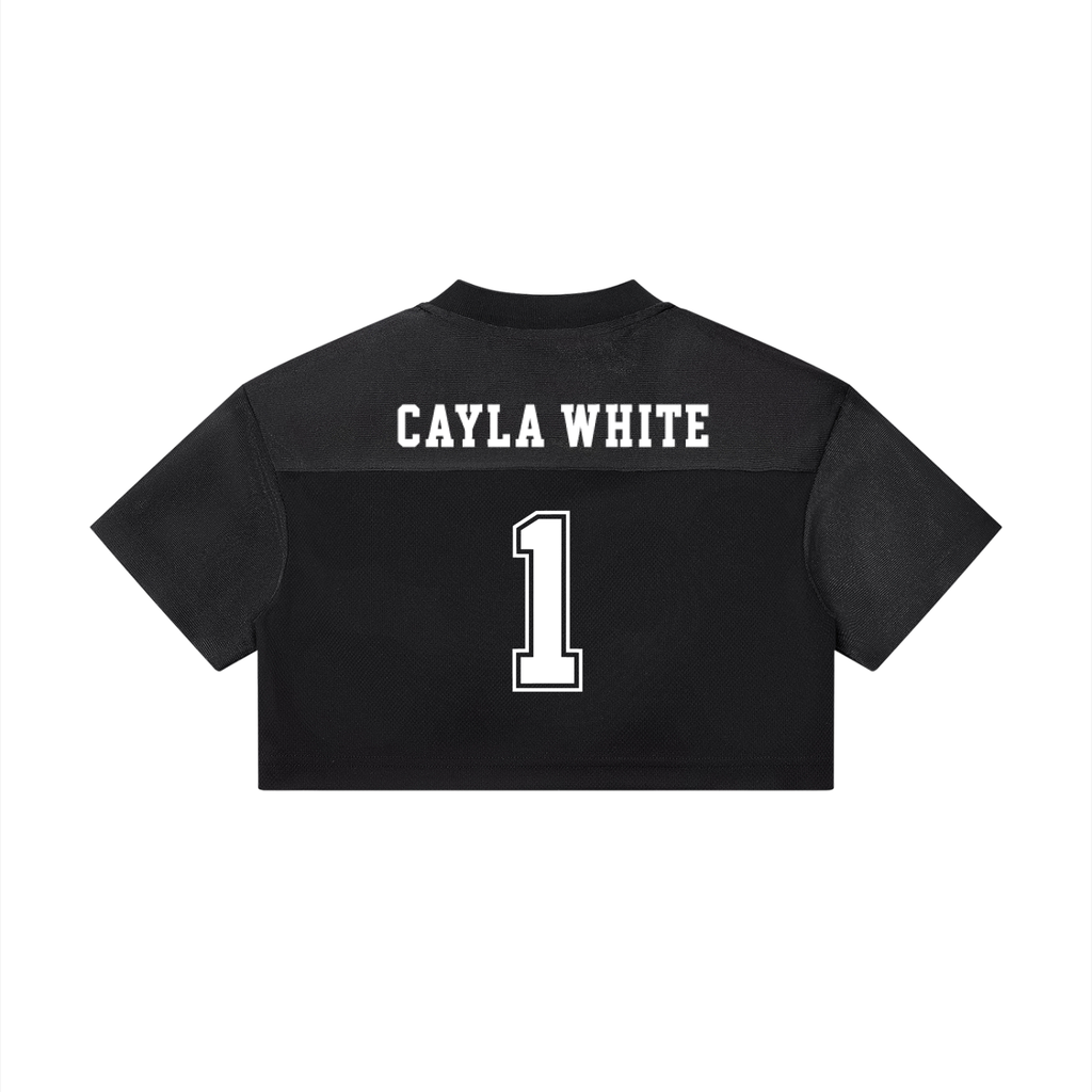 Women’s Cropped Paneled CW V-Neck Jersey